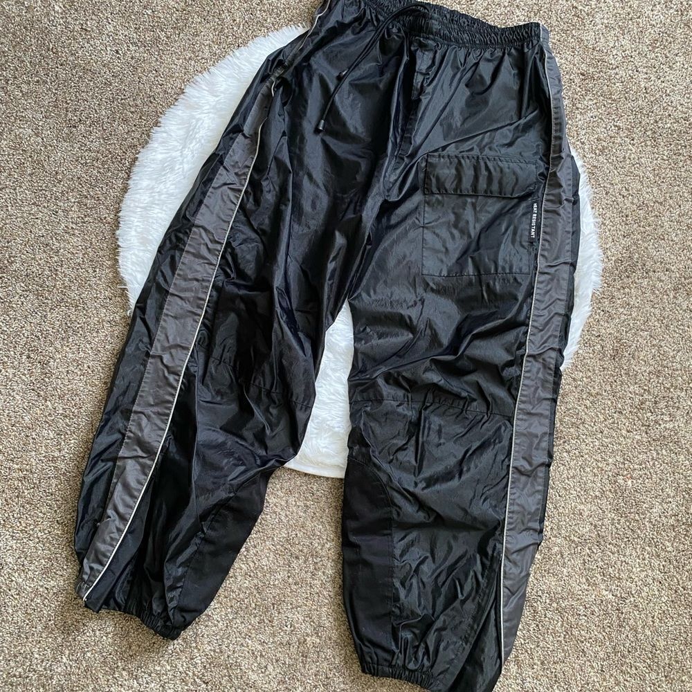 XElement Advanced Motorcycle Gear Pants Heat Resistant Zip Ankle Black Mens XL‎